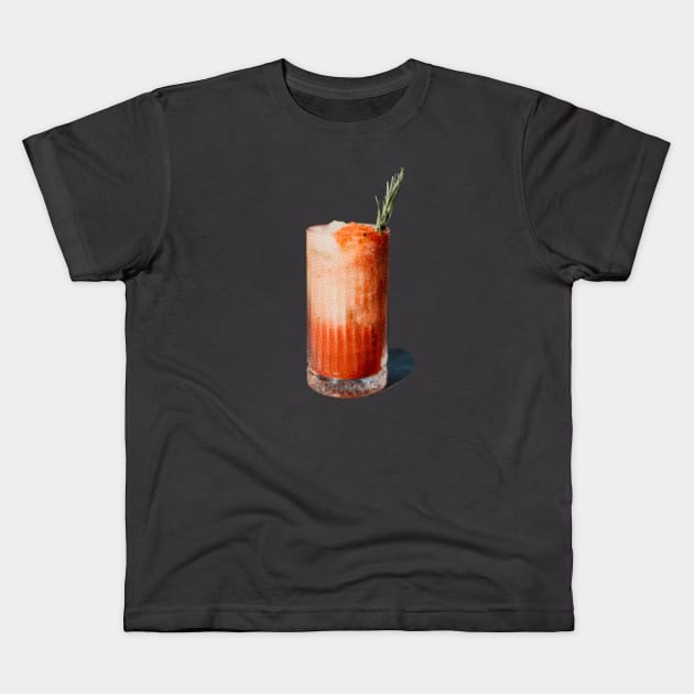 Drink Series 2 Kids T-Shirt by vtanara